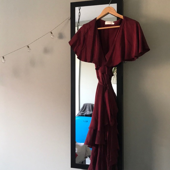 Silk Zimmerman burgundy dress (worn once!) - Picture 4 of 6